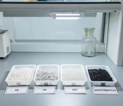 Polymer resin sample trays